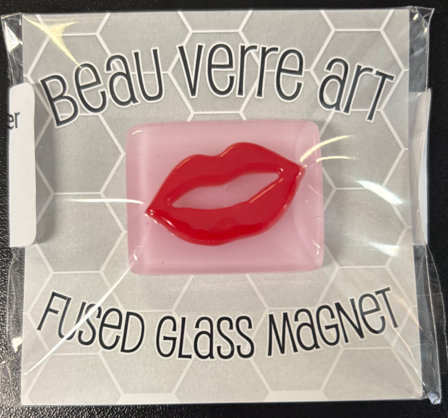 Beau Verre Lips Glass Needle Minder