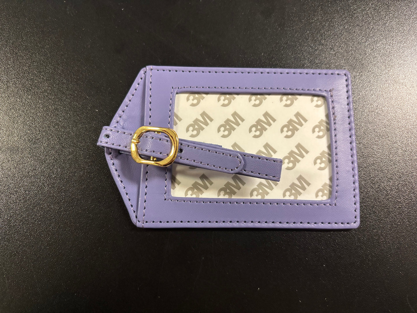 LLT Leather Luggage Tag - Purple