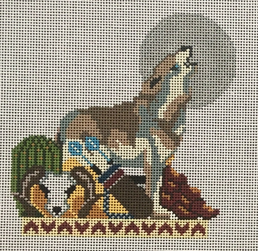 PP390JA Southwestern Nativity - Wolf