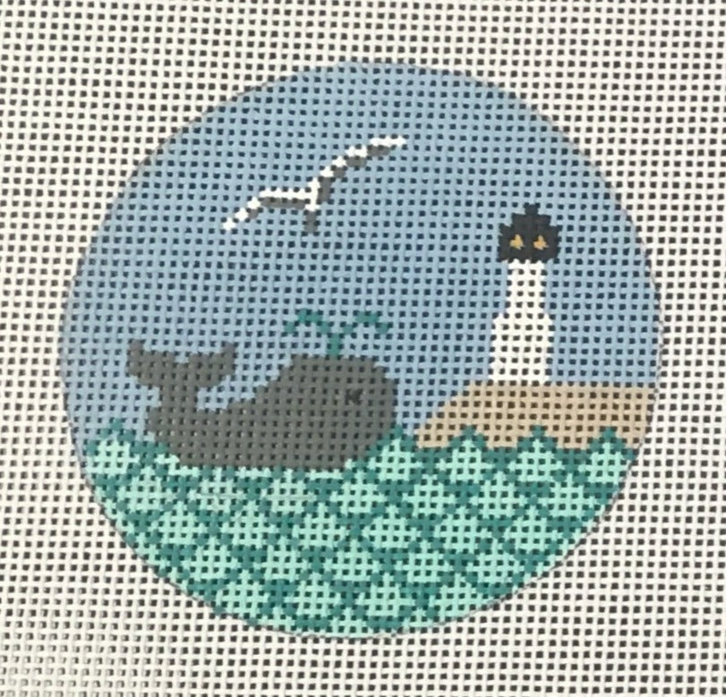 ORN207 Whale and Lighthouse