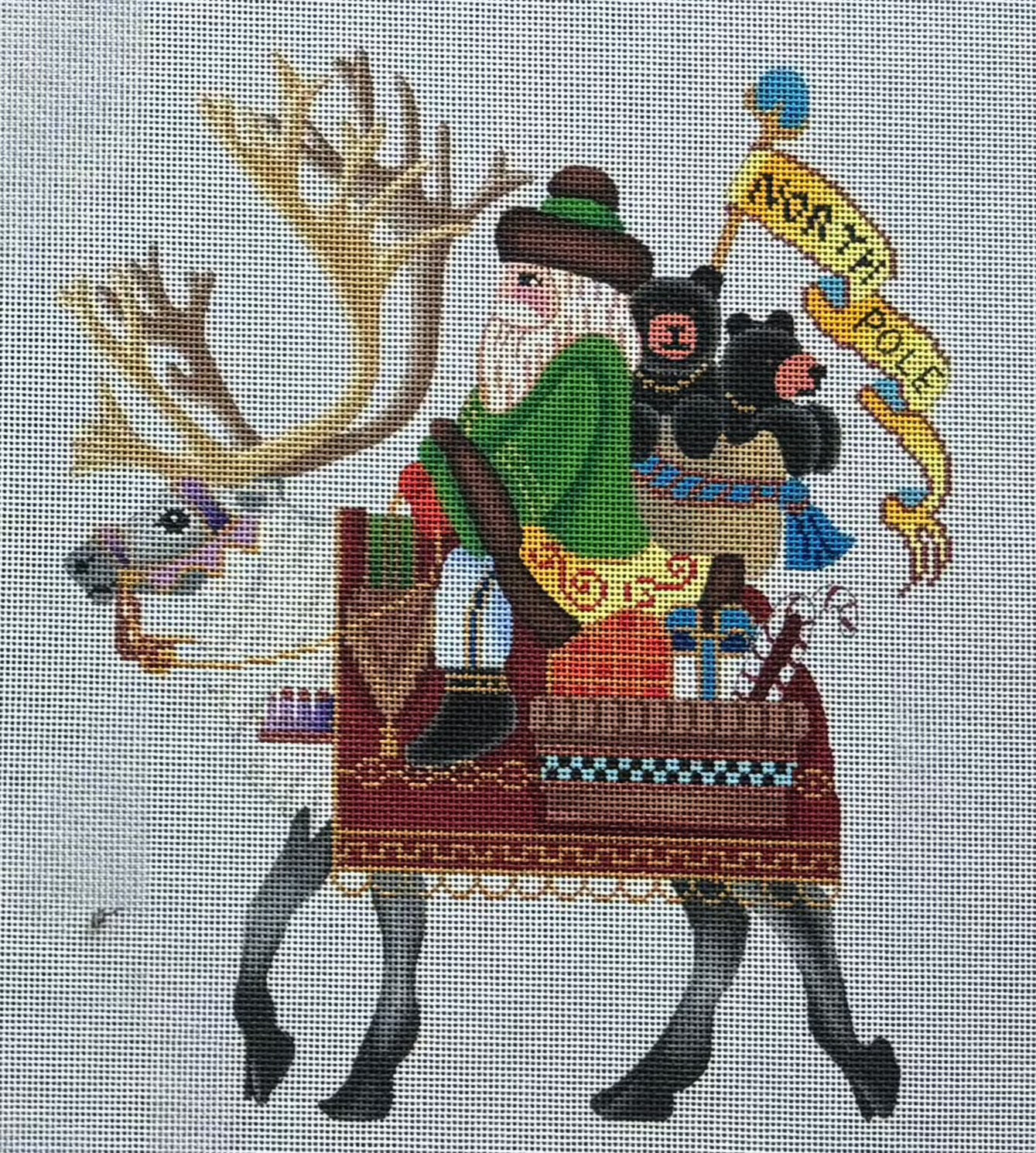 B-110 Santa on Caribou