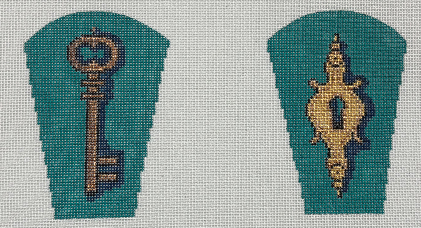 SS-68 Teal Keys Scissor Case