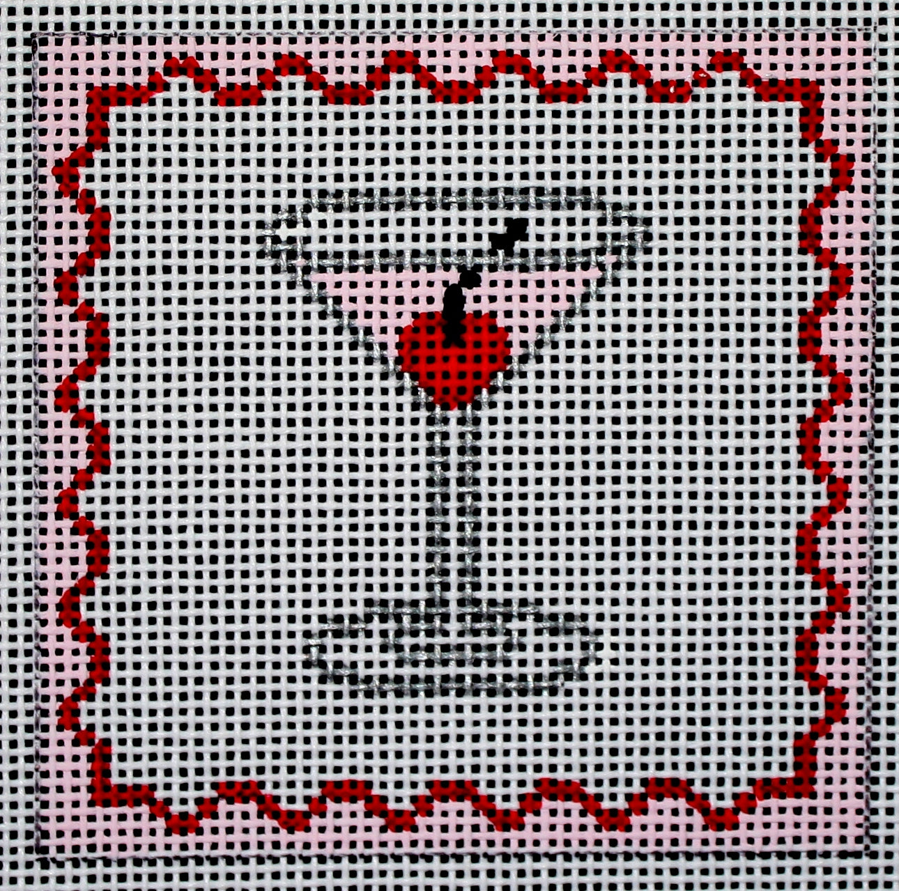 CTR231 Pink Lady with Cherry Coaster