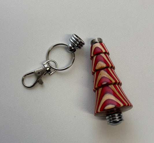 Tree Needle Case - Red and White