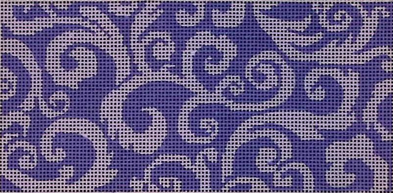 DE102 Purple Swirls Eyeglass Case