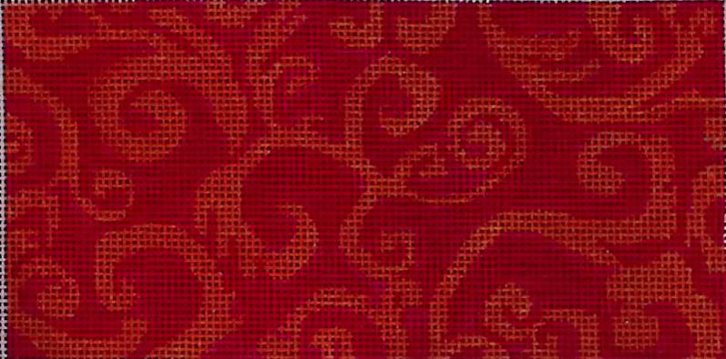 DE120 Orange and Red Eyeglass Case