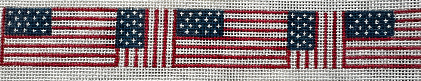 318a American Flag Repeat Belt