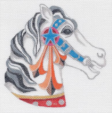 HO916 White Carousel Horse
