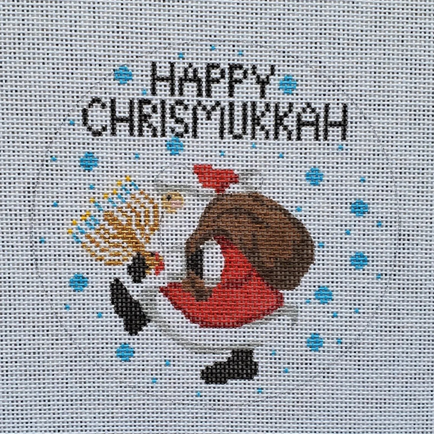 LL-ORN-10 Happy Chrismukkah