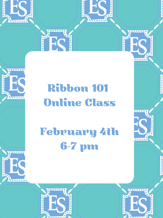 Ribbon 101 & Beading 101 Zoom Class