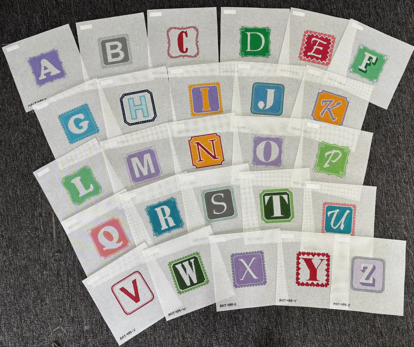 ASIT495- A through Z Initials