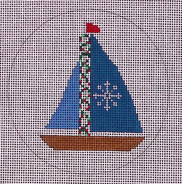O-076 Christmas Sailboat