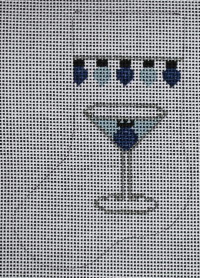 STK238 Blueberry Martini Mini Stocking