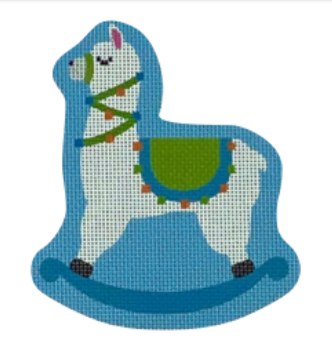 BB18 Rocking Llama - Blue