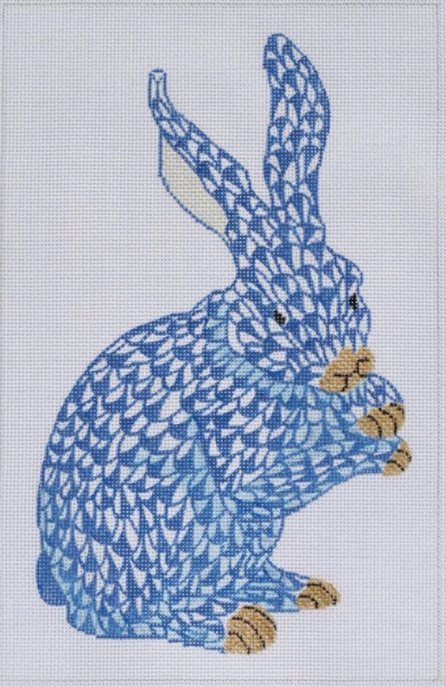 SST-30 Fishnet Standing Bunny - Blue