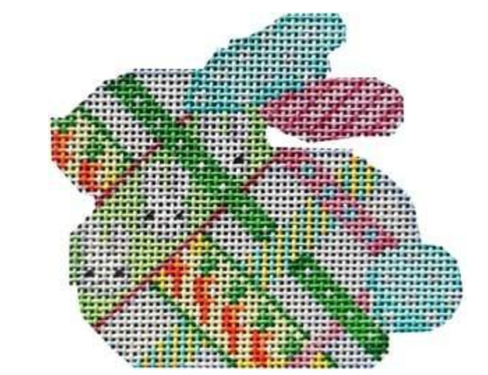 BR312 Diagonal Woven Ribbons Bunny