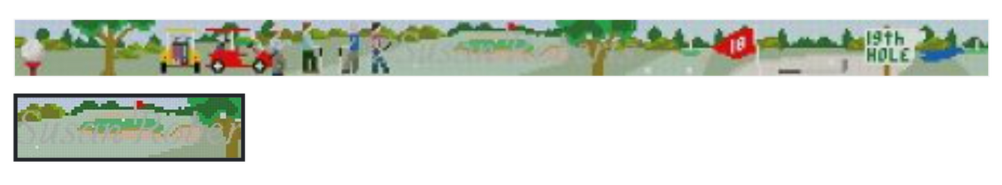 3560 Men on Golf Course Belt