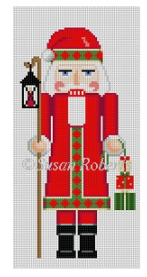 4285 Santa with Lantern Nutcracker