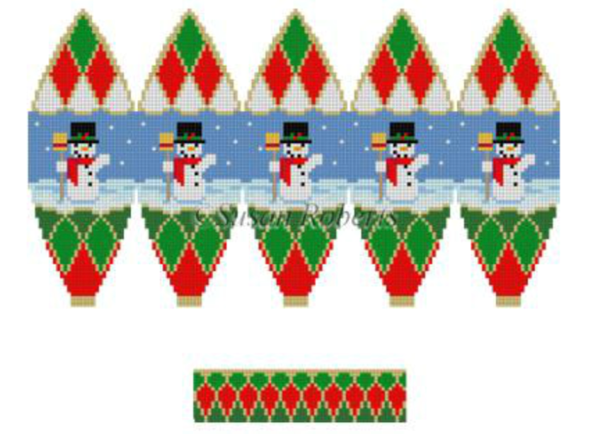 5260 Snowman 3D Hot Air Balloon