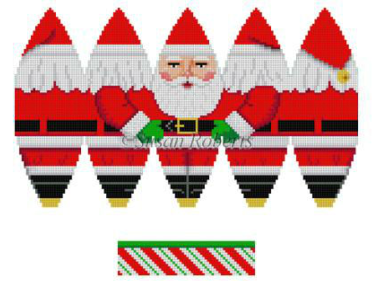 5284 Full Santa 3D Hot Air Balloon