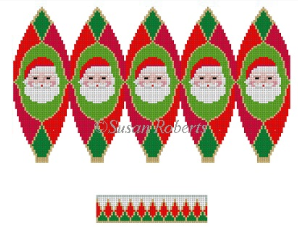 6293 Santa Face 3D Hot Air Balloon