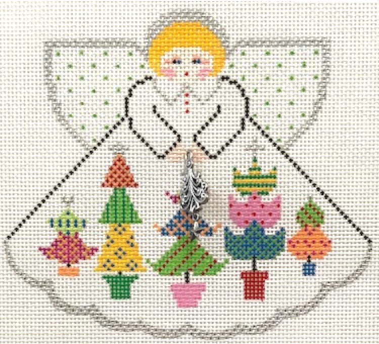 PP996HE Wacky Christmas Trees Angel