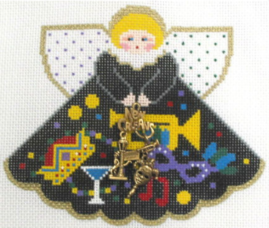 PP994TB New Orleans Mardi Gras Angel
