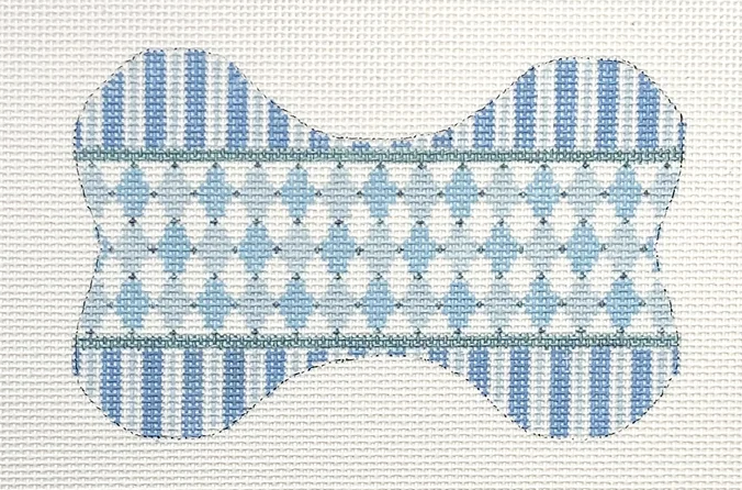 DB-04 Harlequin Blue Dog Bone