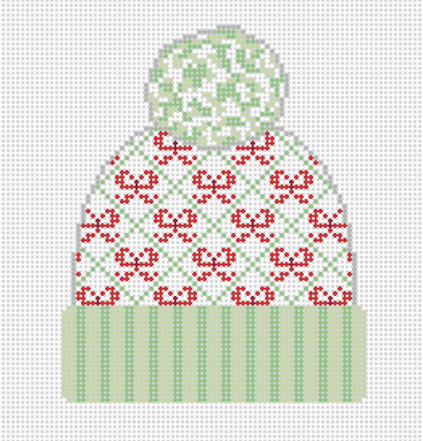 H-62 Red Bows Beanie