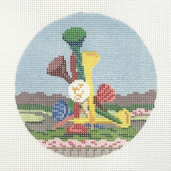 L-14 The Greenbriar - Golf Tees Statue