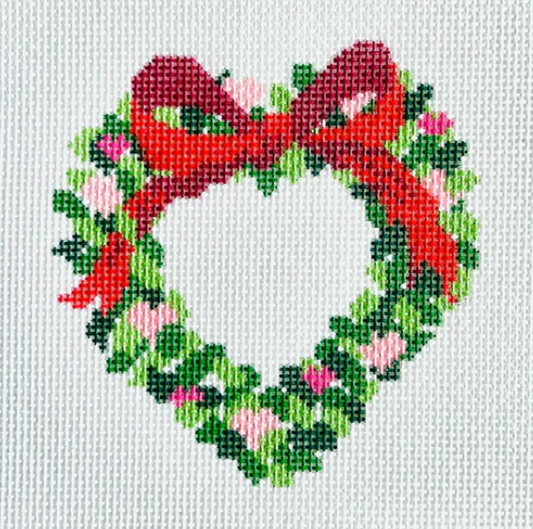 KCD1680 Valentine with Hearts Wreath
