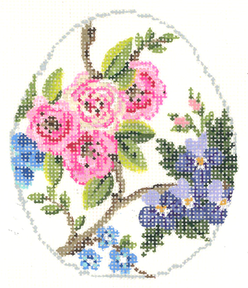 KEA76 Floral Vine Easter Egg