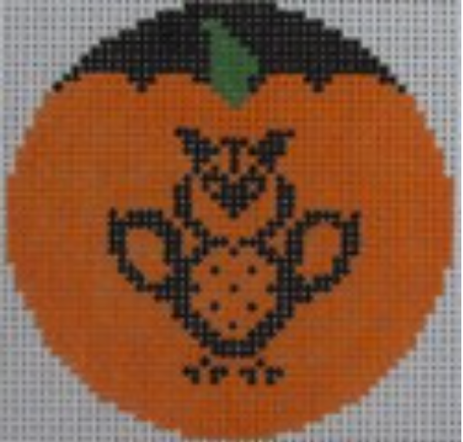 0435J Owly Pumpkin Face