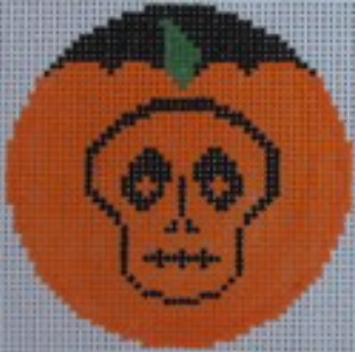 0435I Ghoulish Pumpkin Face