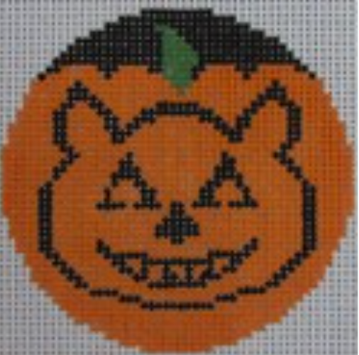 0435K Cat Pumpkin Face