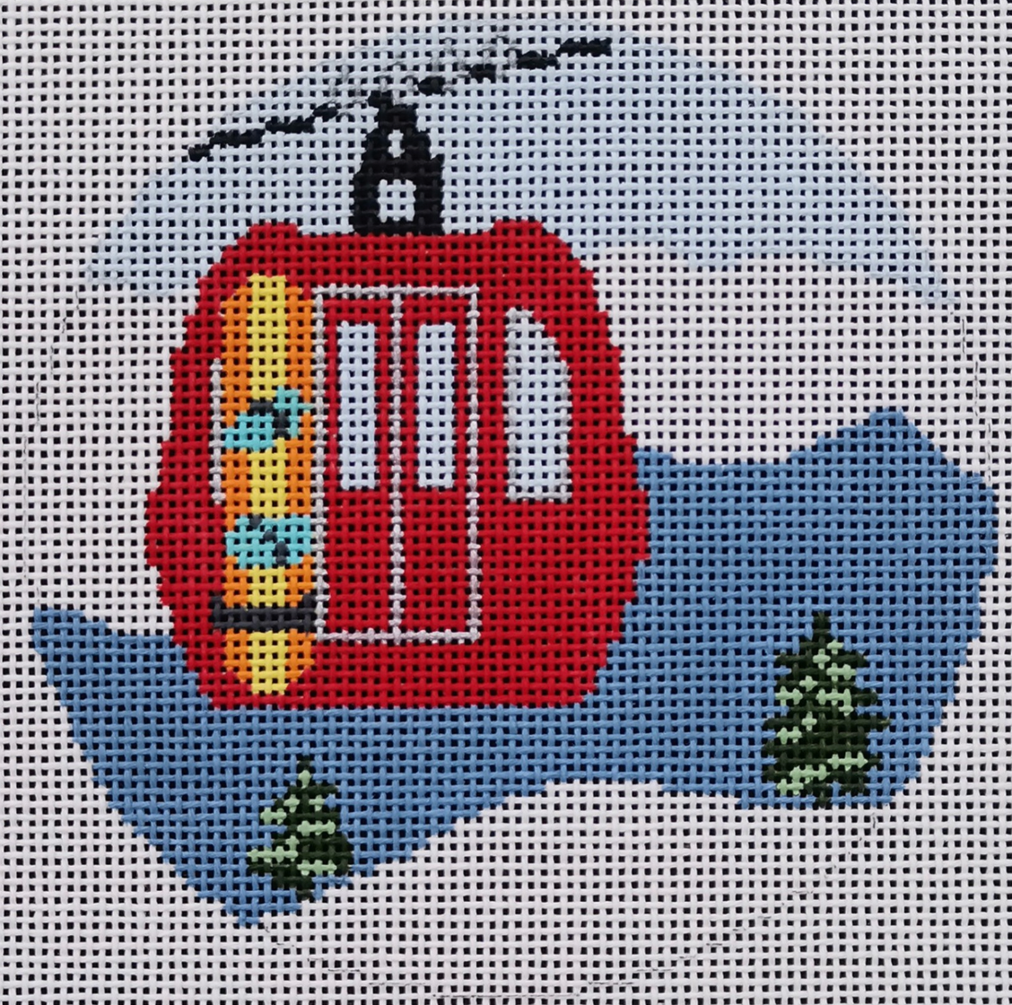 R29 Gondola with Snowboard