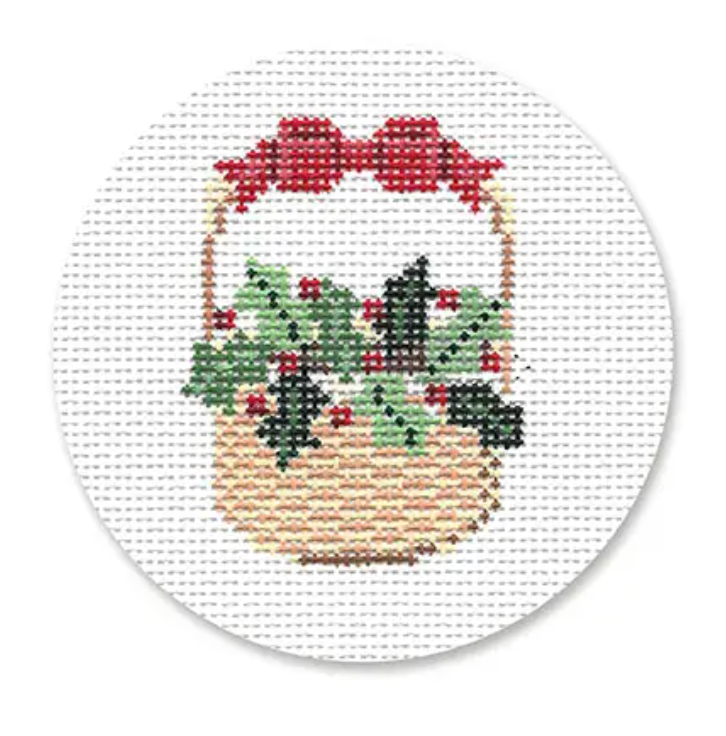 MBM-XO25 Nantucket Basket with Holly