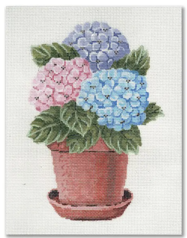 MBM-PL58 Pot of Hydrangeas