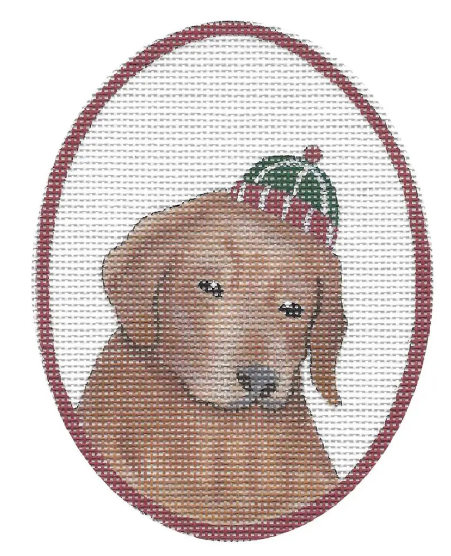 GD-XO17 Golden with Green and Red Hat