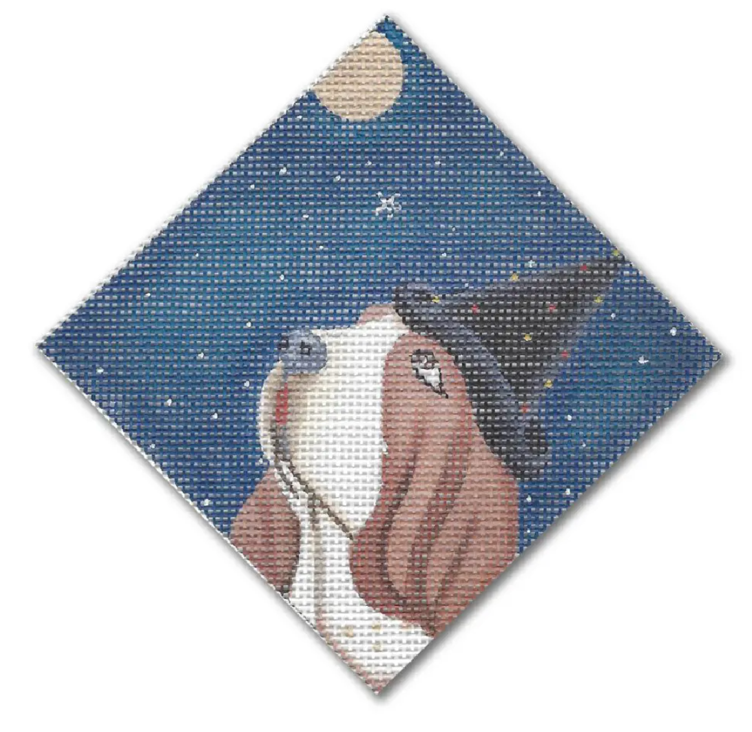 GD-XO45 Basset Hound with Stars