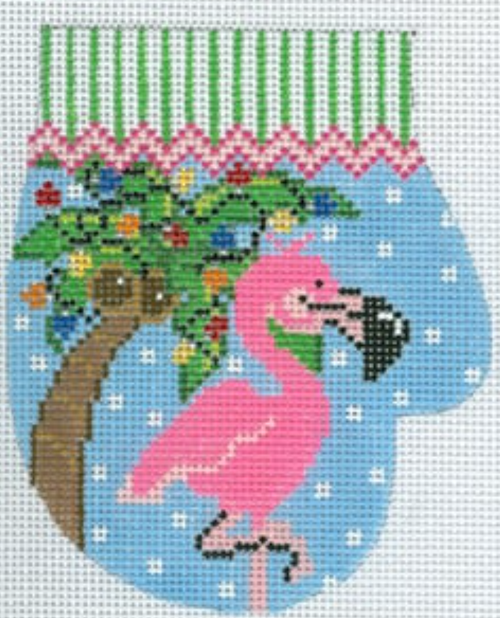 XO-147z Flamingo Christmas Mitten