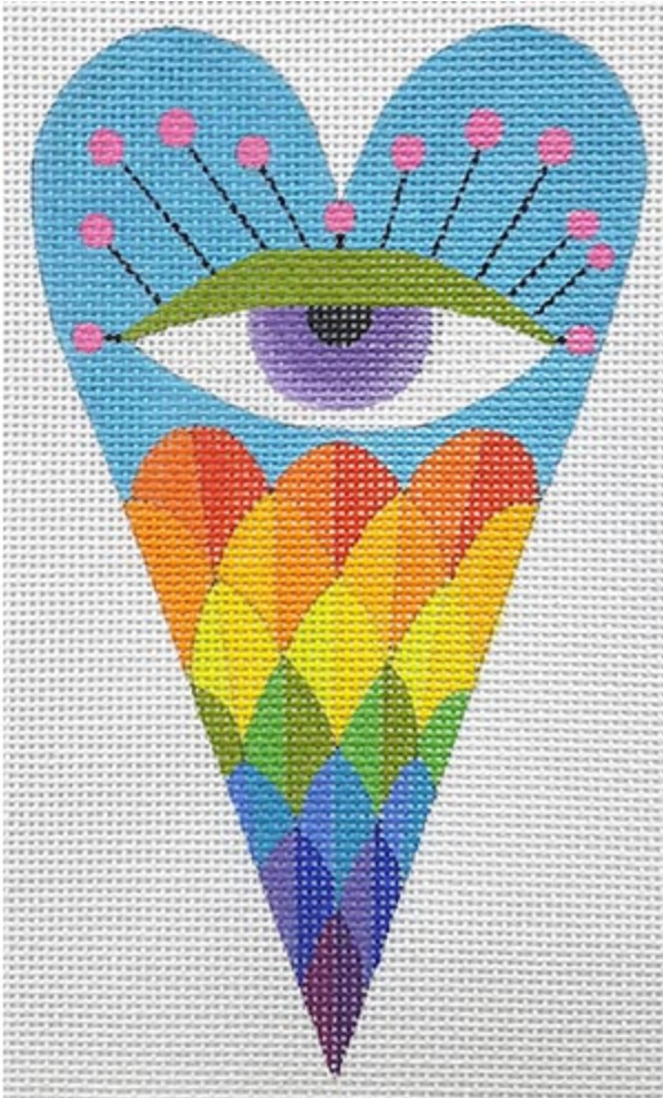 ZE650 Eye Heart Ornament