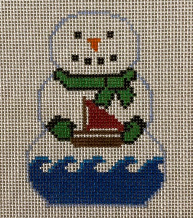 KCD1419 Snowman with Boat