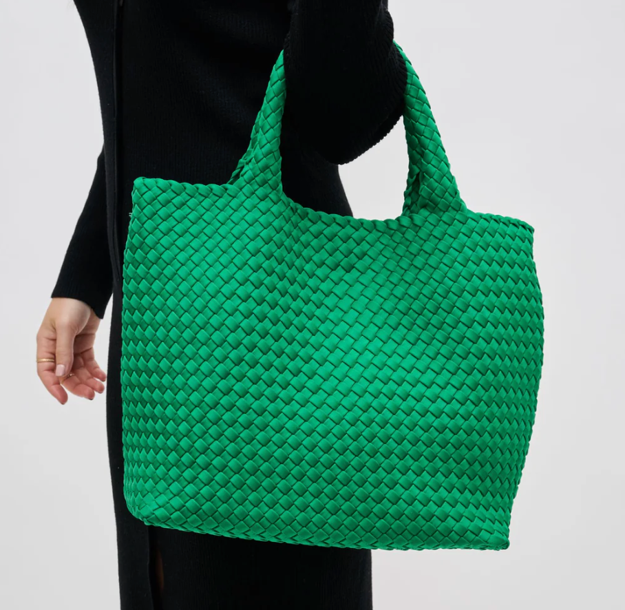 Neoprene Tote - Kelly Green