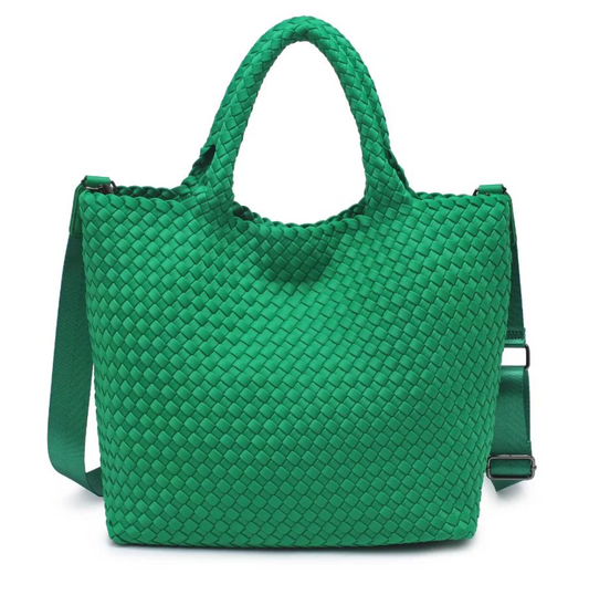Neoprene Tote - Kelly Green