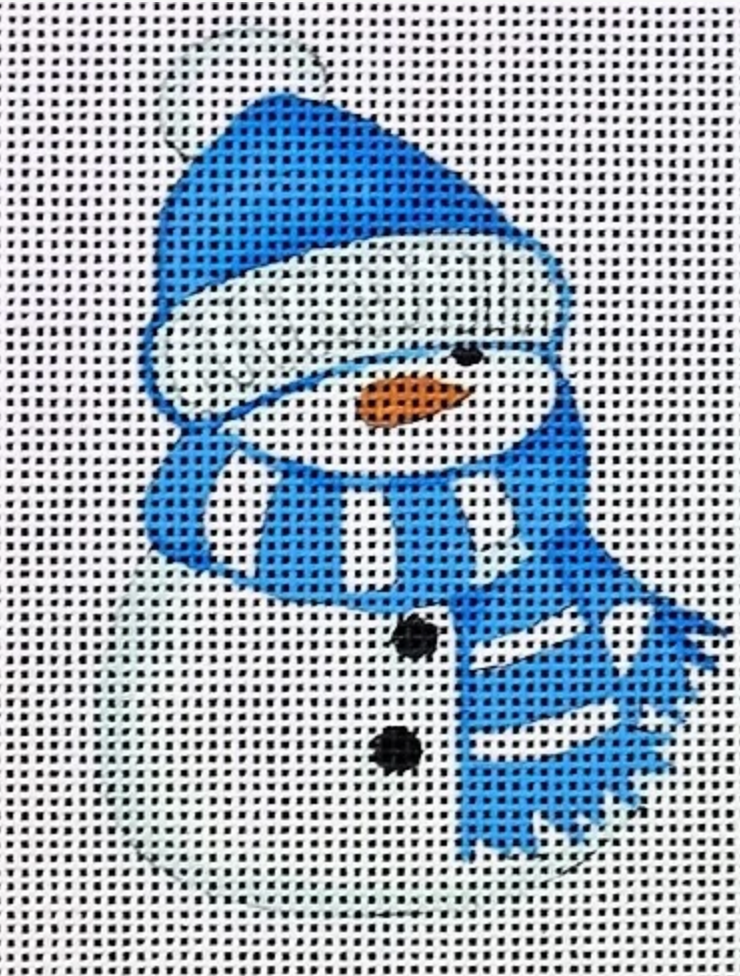 SB-X01 Snowman with Blue Scarf