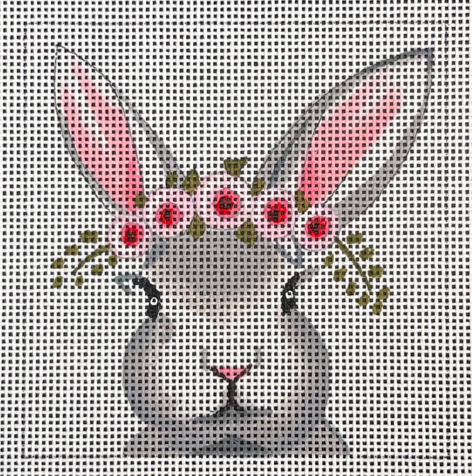 IN081 Baby Bunny With Floral Crown