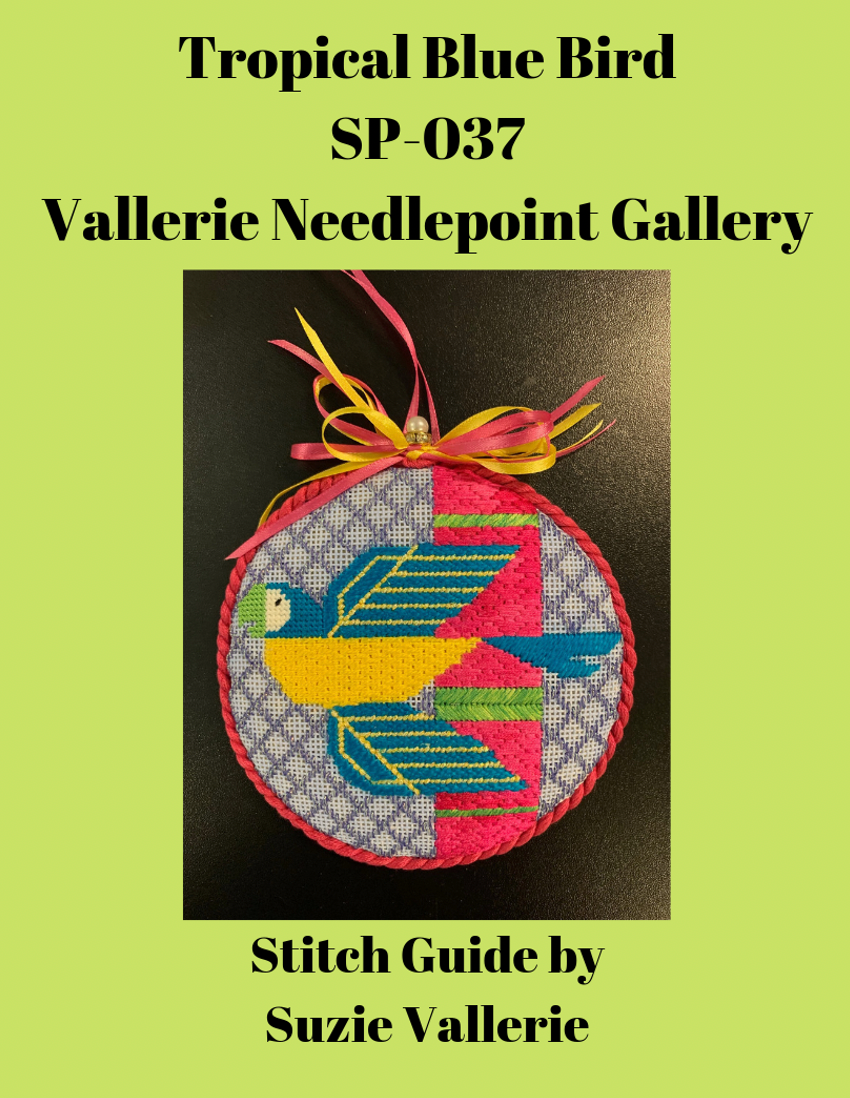 SP-037 Tropical Blue Bird Stitch Guide