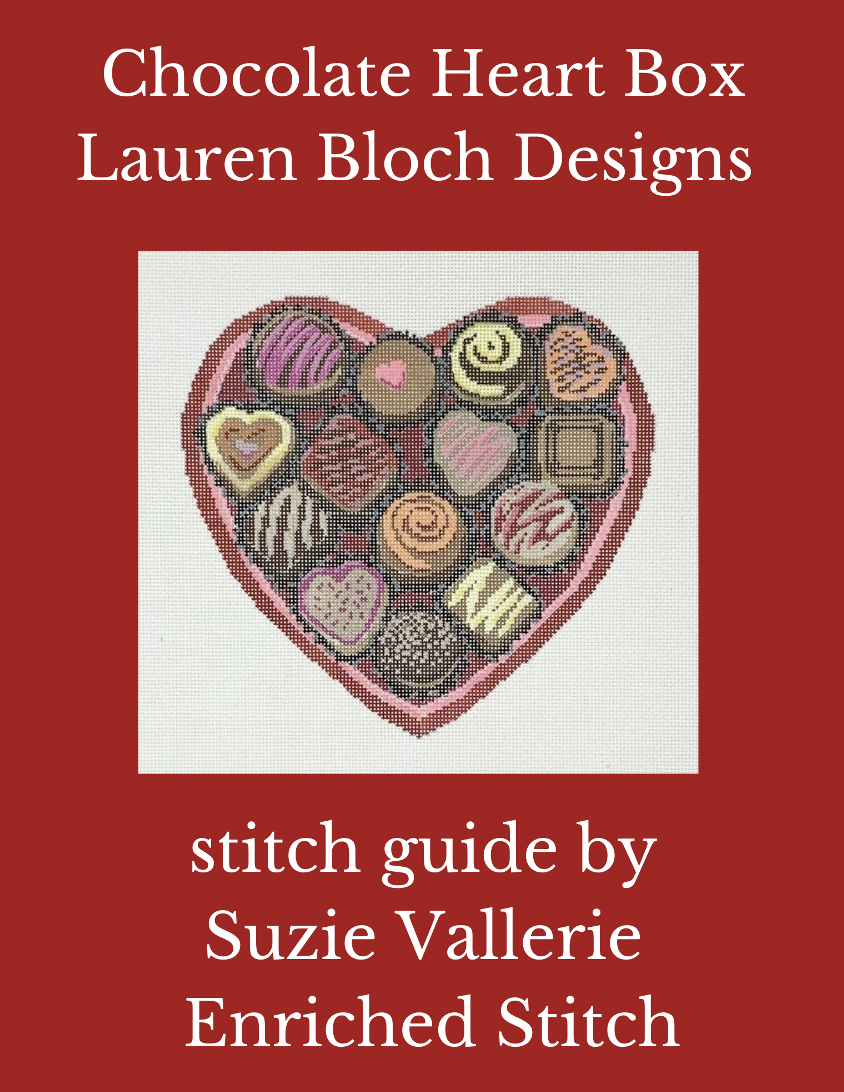 V-01 Heart Chocolate Box Stitch Guide