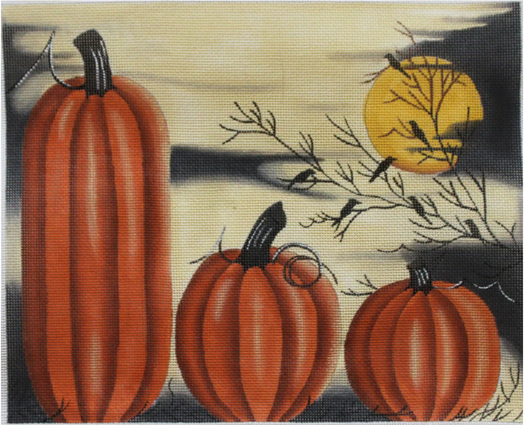 DS1154 Hallow's Eve Pumpkins and Crows